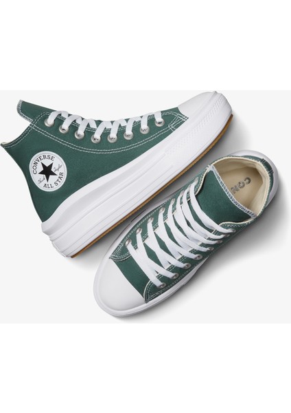 Chuck Taylor All Star Move Platform Unisex Yeşil Platform Sneaker indirimleri