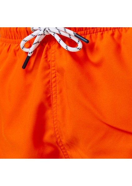 Erkek Turuncu Regular Fit Deniz Şortu