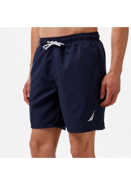 Erkek Lacivert Regular Fit Deniz Şortu