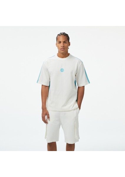 Unıted4 Erkek Mavi/beyaz T-Shirt