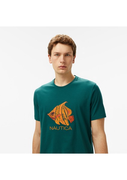 Erkek Yeşil Regular Fit T-Shirt fırsatları