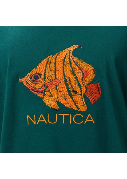 Erkek Yeşil Regular Fit T-Shirt indirimleri