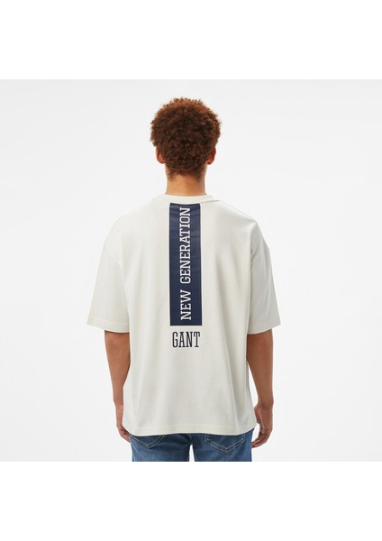 Hoss x Gant New Generation Unisex Beyaz T-Shirt modelleri