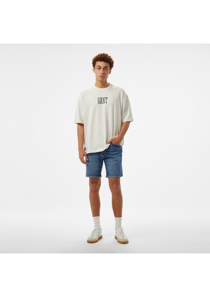 Hoss x Gant New Generation Unisex Beyaz T-Shirt indirimleri