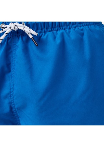 Erkek Mavi Regular Fit Deniz Şortu