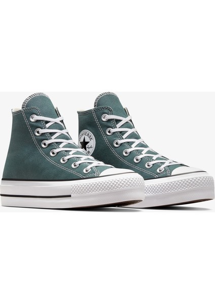 Chuck Taylor All Star Lift Unisex Yeşil Platform Sneaker fiyatları