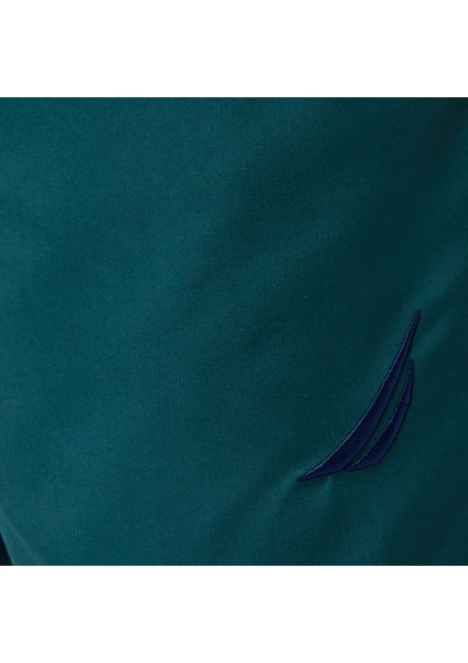 Erkek Yeşil Regular Fit Deniz Şortu