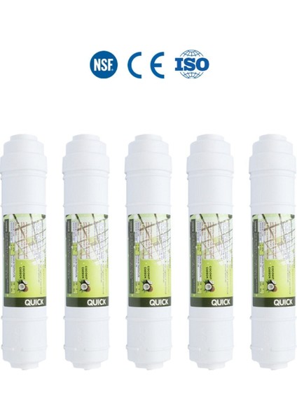 5 Adet Su Arıtma Son Karbon Filtre - Ekonomik Paket