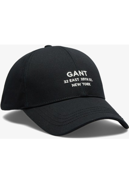 Unisex Siyah Logolu Şapka