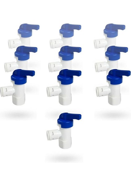 10 Adet Su Arıtma Cihazı Için Tank Vanası - Depo Bağlantı Musluğu
