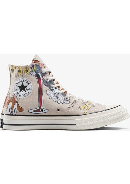 x Tom & Jerry Chuck 70 Unisex Bej Sneaker