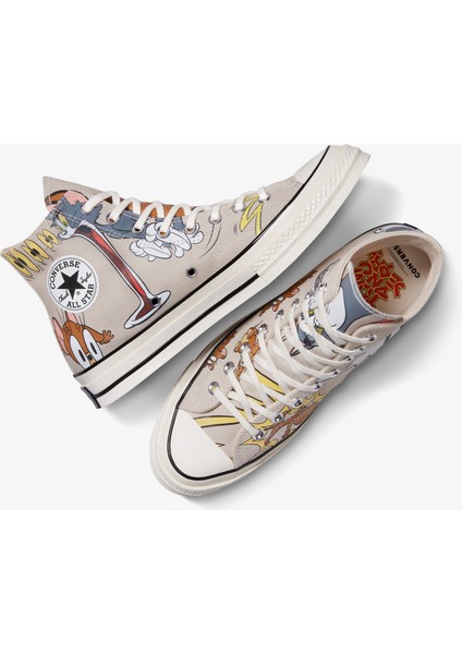 x Tom & Jerry Chuck 70 Unisex Bej Sneaker indirimleri