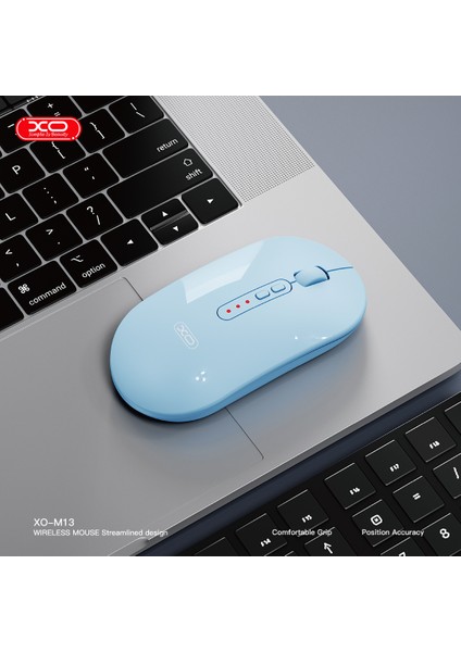 XO-M13 Tri-Mode Kablosuz Aerodinamik Bluetooth Wireless Sessiz Mouse Beyaz modelleri