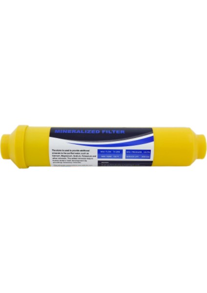 Su Arıtma Cihazı Çubuklu Sarı Mineral Filtre - Faydalı Mineral Takviyesi