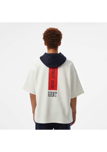 Hoss x Gant New Generation Erkek Beyaz Sweatshirt modelleri