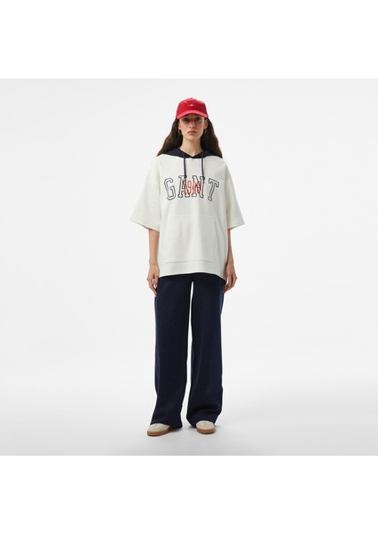 Hoss x Gant New Generation Erkek Beyaz Sweatshirt indirimleri