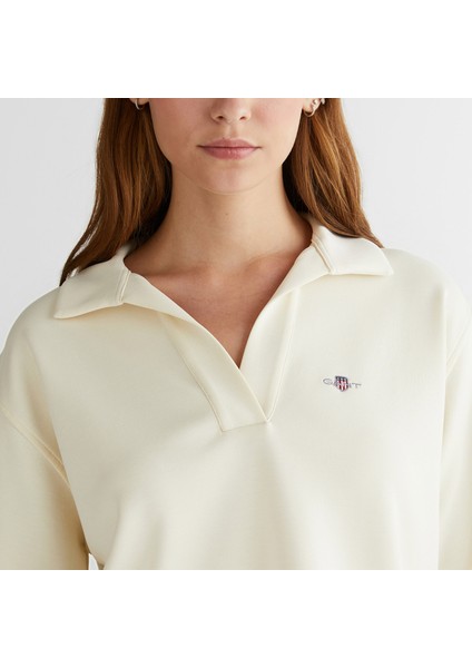 Kadın Krem Logolu Polo fırsatları