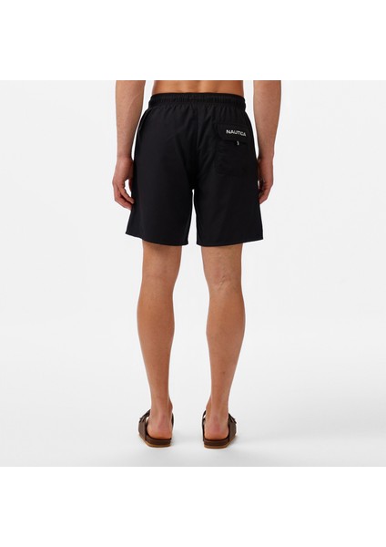 Erkek Siyah Regular Fit Deniz Şortu fiyatları