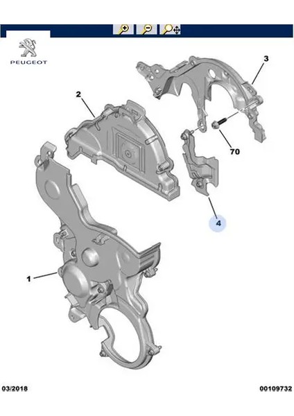 Distr Muhafaza Peugeot 9815884380