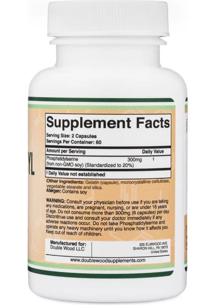 Phosphatidylserine 300 Mg 120 Kapsül fiyatları