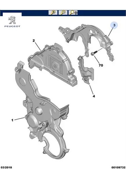 Distr Muhafaza Peugeot 9824675180