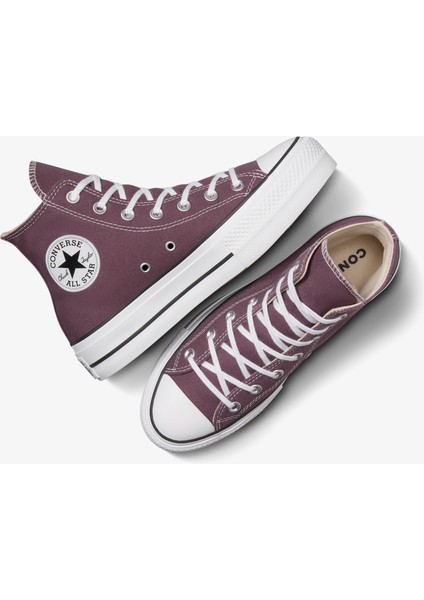 Chuck Taylor All Star Lift Unisex Bordo Platform Sneaker indirimleri