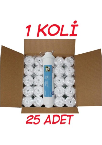 25 Adet (1 Koli) Nsf Onaylı Karbonlu Tatlandırıcı Filtre fiyatları