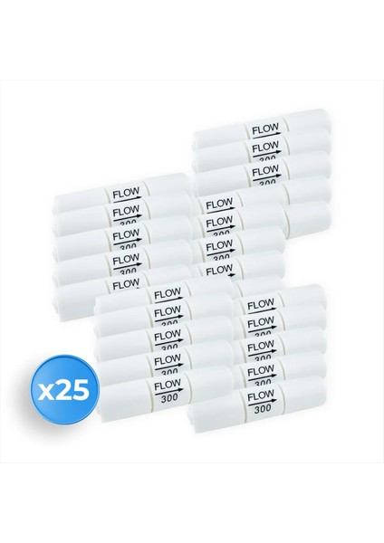 25 Adet Su Arıtma Cihazı Atık Su Kısıtlayıcı (Restriktör) - 300 Flow