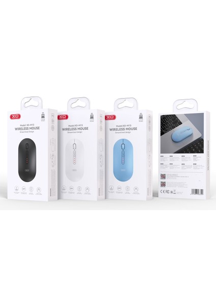 XO-M13 Tri-Mode Kablosuz Aerodinamik Bluetooth Wireless Sessiz Mouse Siyah fiyatları