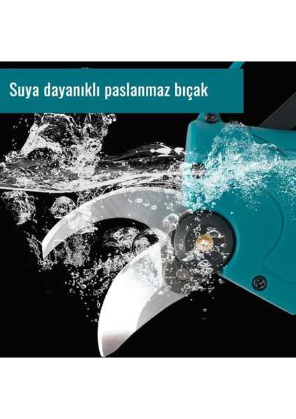 Profesyonel Akülü Dal Budama Makası 30MM 58VF EEA384