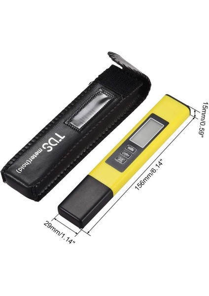 Tds Metre - Termometreli Su Kalite Ölçüm Cihazı + Pil + Kılıf fiyatları