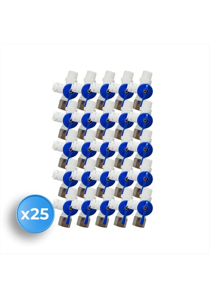 25 Adet Su Arıtma 3/8" Combo Ikili Hat Alma Aparatı fiyatları