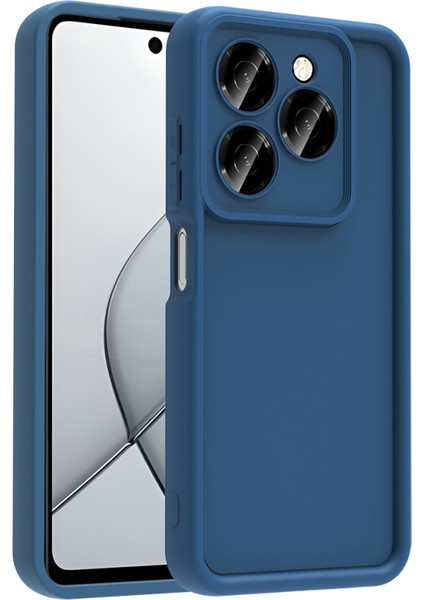 Tecno Spark 20 Kılıf Esnek ve Yumuşak Dokulu Telefonu Çizmeyen Soft Silikon Kapak Royal Case/ananas