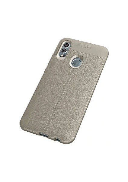 Huawei P Smart 2019 Kılıf Deri Silikon Yüzeyli Yüksek Kaliteli Silikondan Üretilmiş Premium Silikon Kapak Ryc/niss