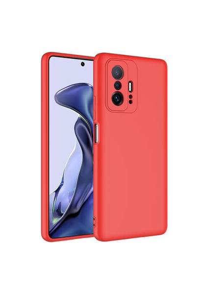Xiaomi Mi 11T 5g Kılıf Içi Telefonu Çizmeyen Kadife Kaplı Dışı Soft Yapılı Esnek Lansman Kapak Ryc/mara
