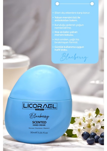 El Kremi Yaban Mersini Özü Hand Cream (Blueberry) fiyatları