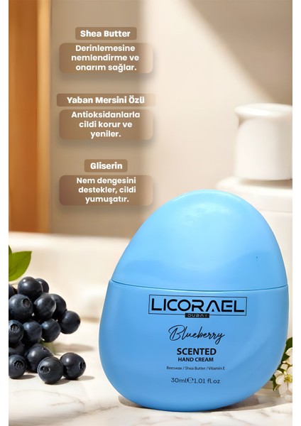 El Kremi Yaban Mersini Özü Hand Cream (Blueberry) modelleri