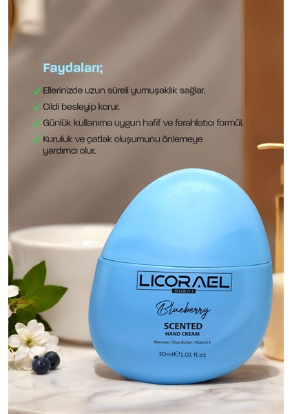 El Kremi Yaban Mersini Özü Hand Cream (Blueberry) fırsatları