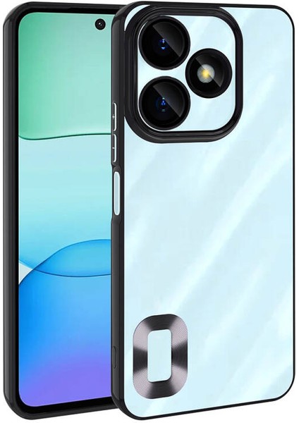 Redmi 13 4g Kılıf Kenarları Lazer Renkli ve Logo Detaylı Şık Esnek Premium Silikon Kapak Ryc/omega