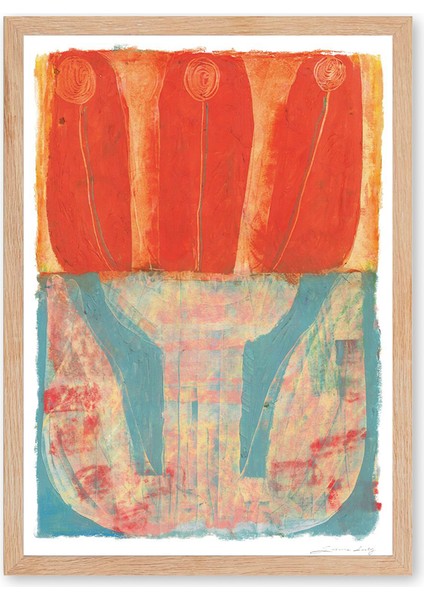 Sessiz Doğa - Doğal Ahşap Çerçeveli Tablo - Art Collection fiyatları