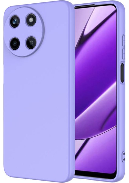Realme 11 4g Kılıf Içi Telefonu Çizmeyen Kadife Kaplı Dışı Soft Yapılı Esnek Lansman Kapak Ryc/mara