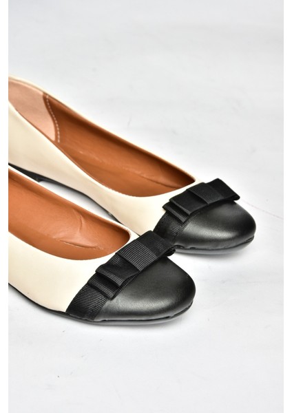 Kadın Babet – Suni Deri, Neolit Taban, 2 cm Topuklu, Türkiye Üretimi Rahat ve Şık Günlük Ayakkabı