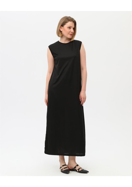 Defile Içlik Sade Basic Kolsuz Elbise - 06041-1.003 - Siyah fırsatları
