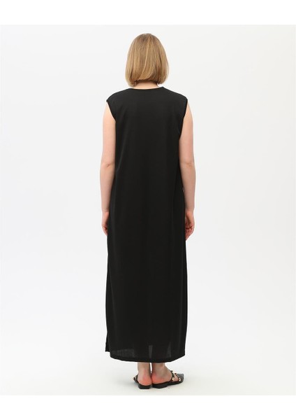Defile Içlik Sade Basic Kolsuz Elbise - 06041-1.003 - Siyah indirimleri