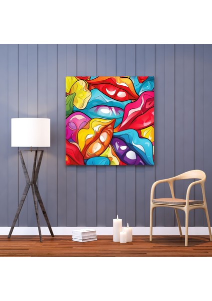 Öpücük Duvar Dekorasyonu - Aşk Çeşitliliği Kanvas Tablo - Öpücük Kanvas Tablo Aşk Çeşitliliği modelleri