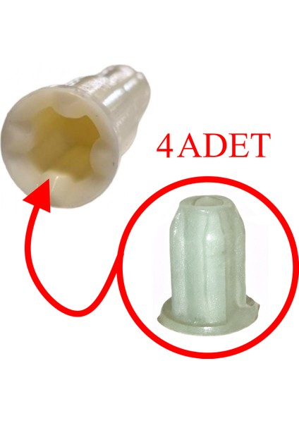 Fakir Sms 4154 Uyumlu Blender Kavrama Dişli Karşılığı 4 Adet
