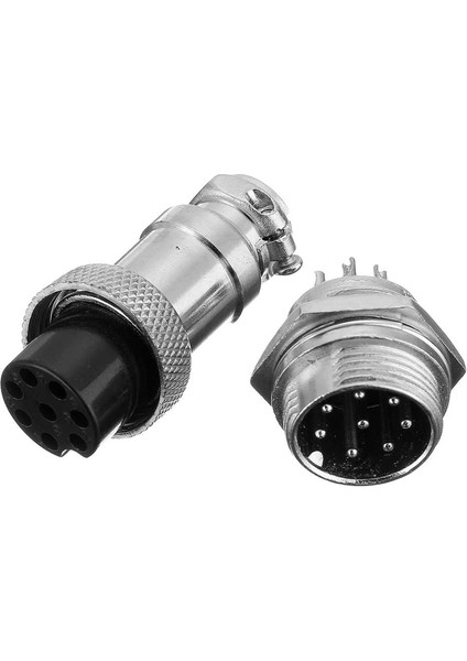 M16 8 Pin Konnektör Erkek+Dişi