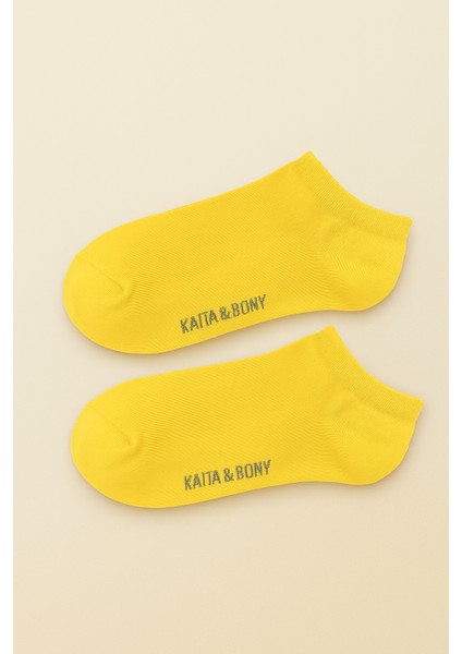 Çocuk Step Çorap Sarı