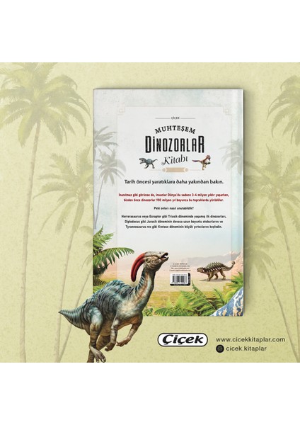 Muhteşem Dinozorlar Kitabı -Dev Boy Bez Ciltli fırsatları