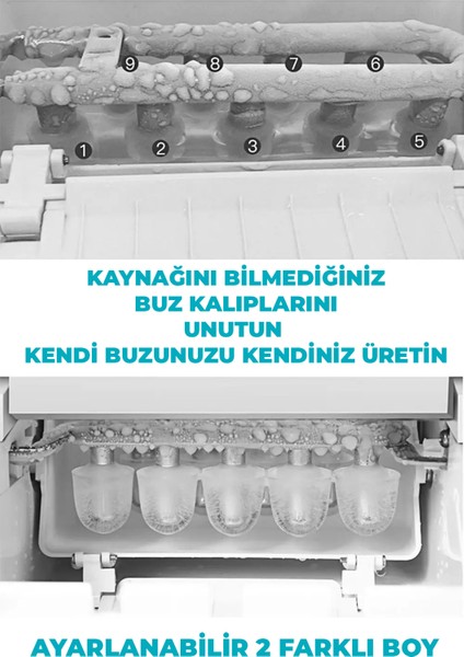 Buz Makinesi (15 kg Kapasiteli)